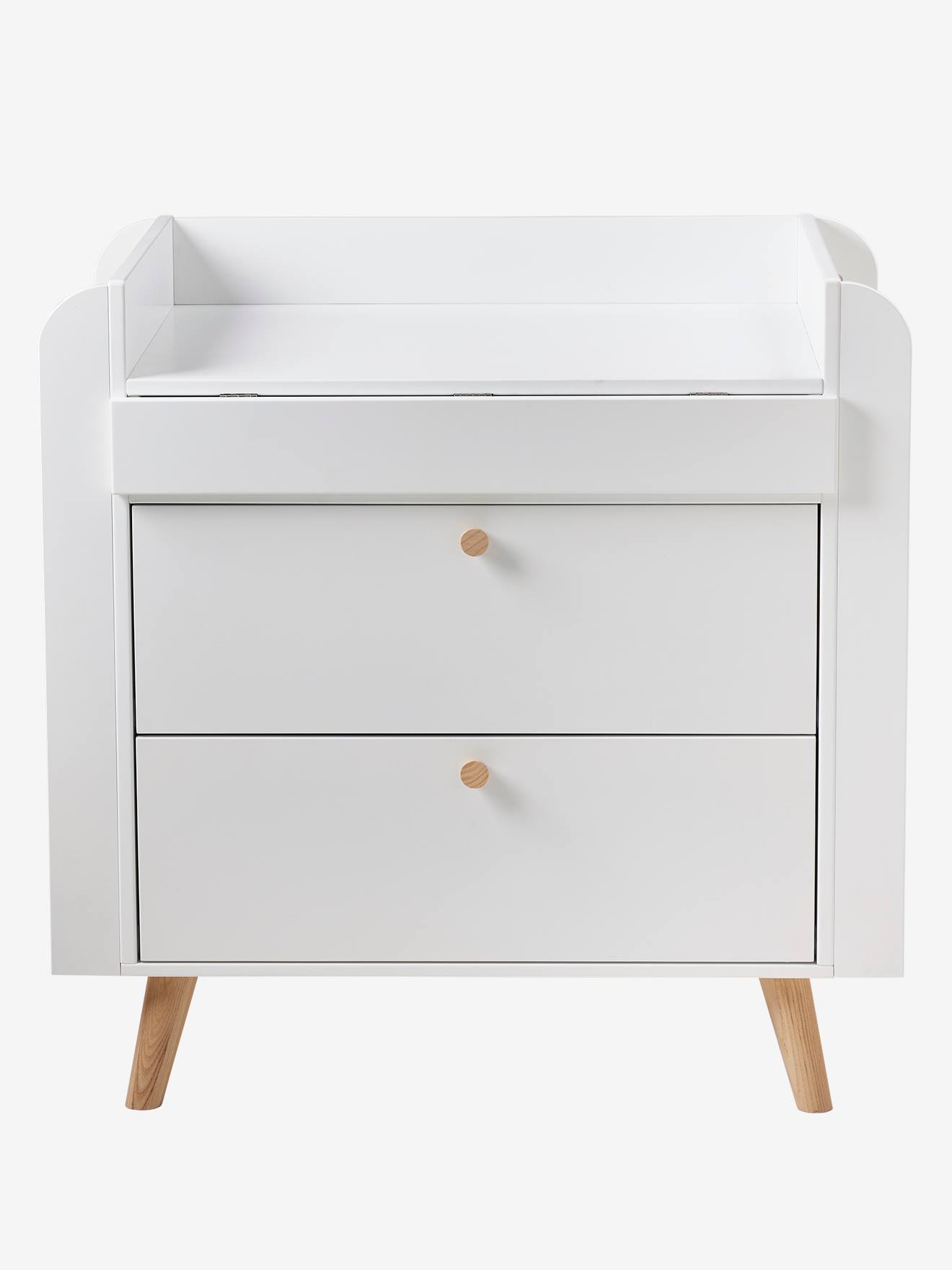 Vertbaudet Babyzimmer Wickelkommode KONFETTI - weiß
