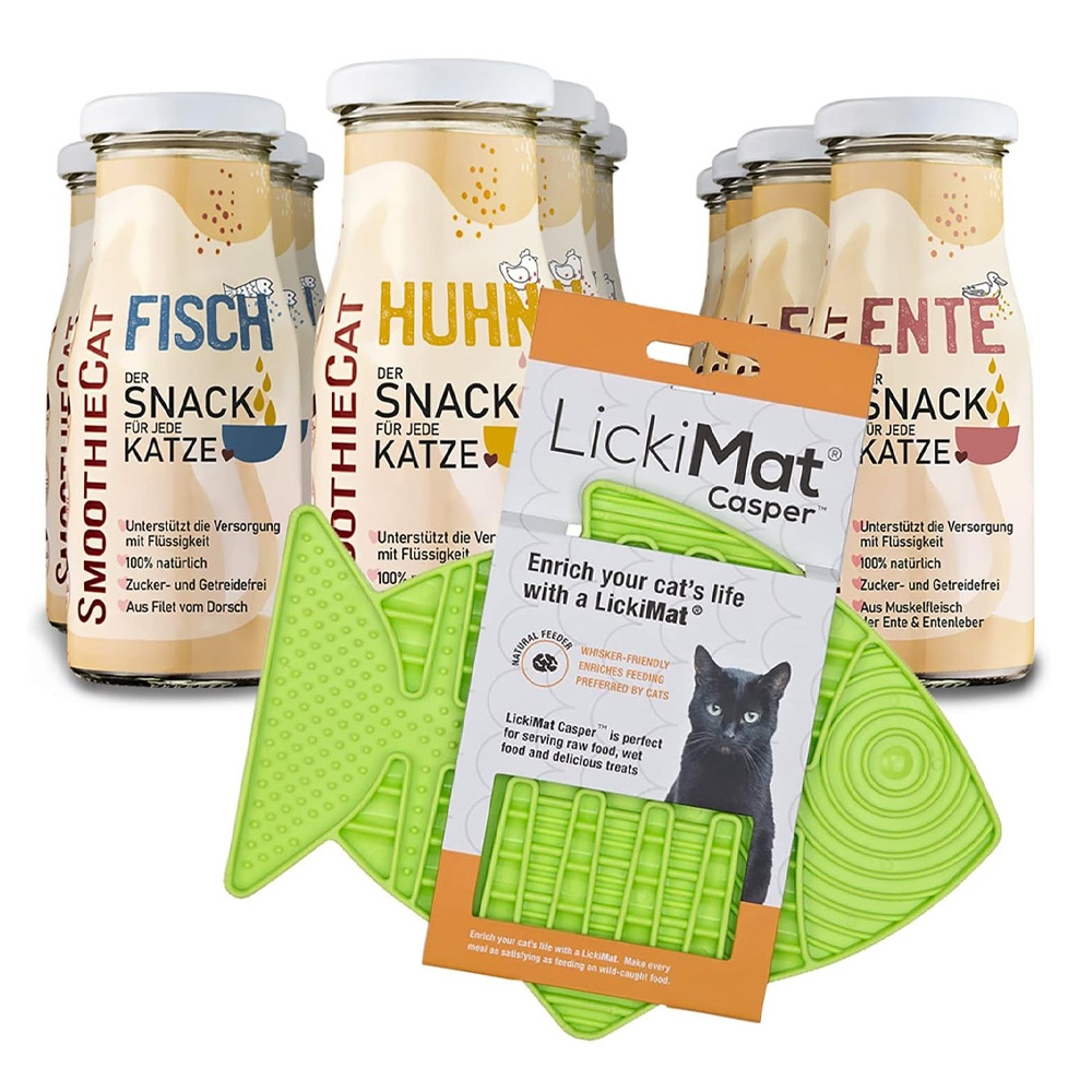 SmoothieCat Katzenmilch & Getränke SmoothieCat Mix + Lickimat Grün 1,8 kg