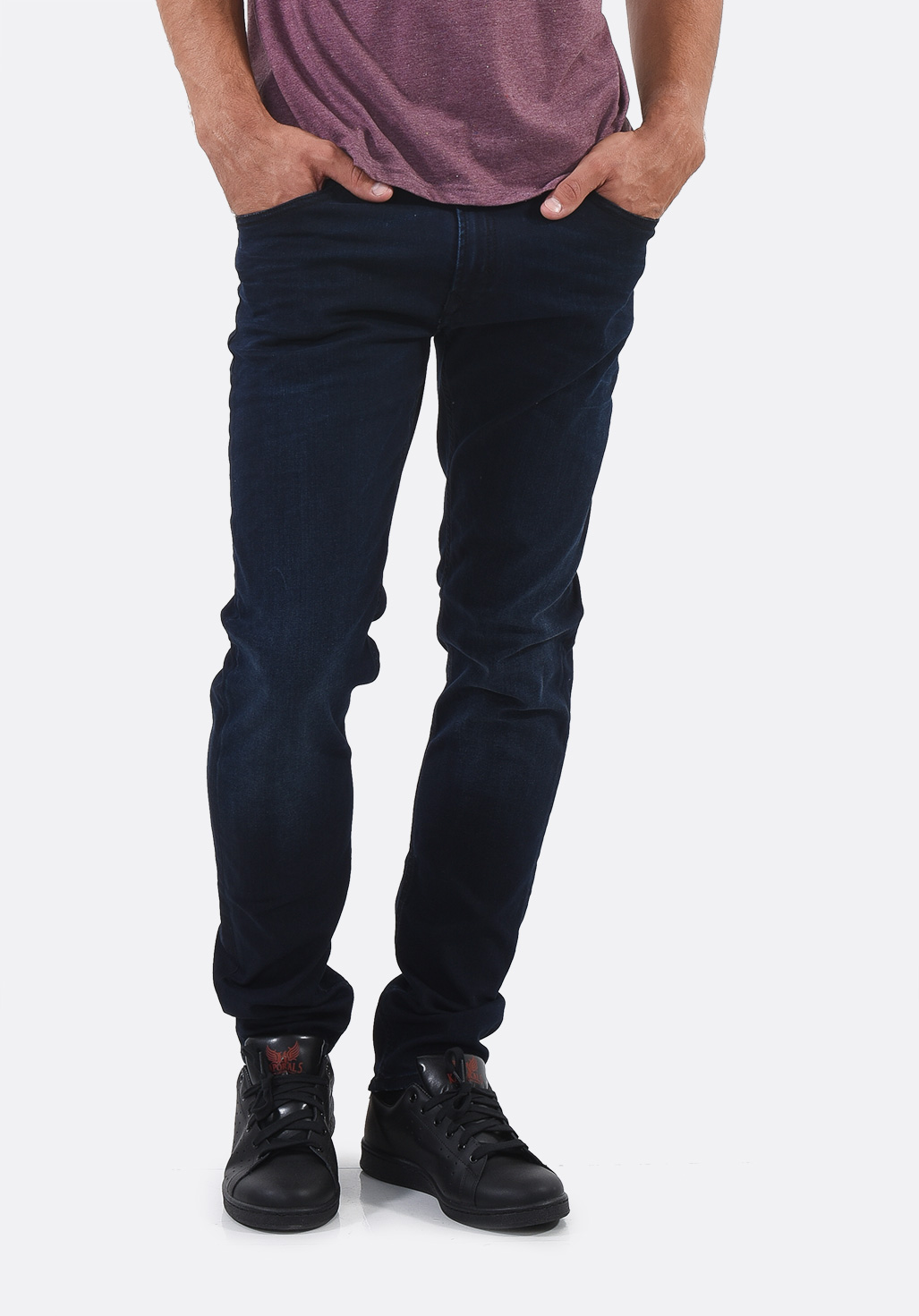 EZZYY  Jeans bleu délavé, coupe slim