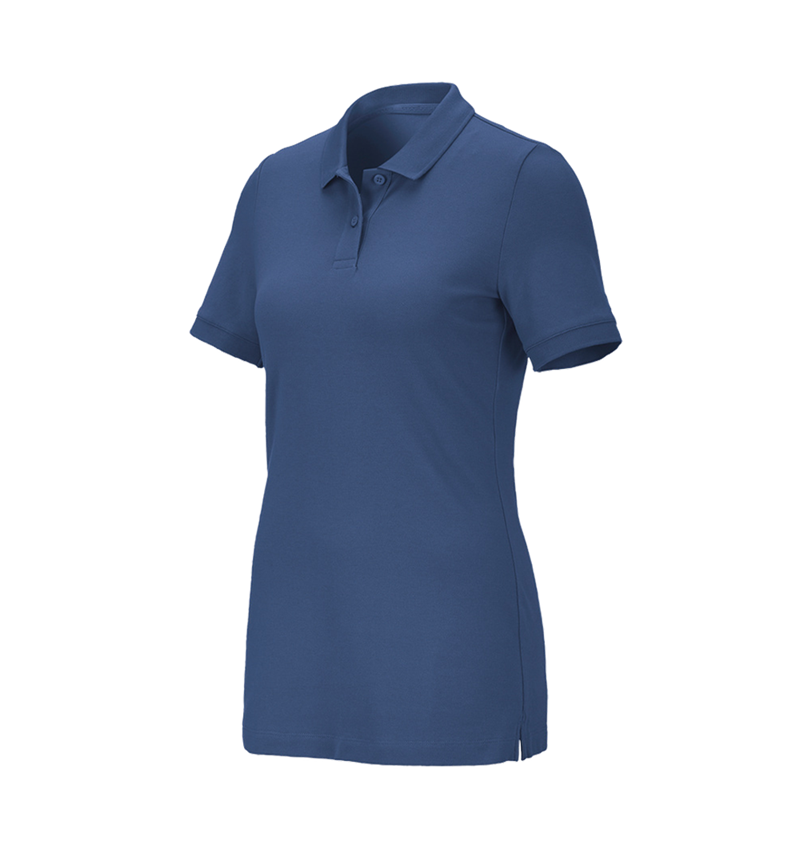 e.s. Piqué-Polo cotton stretch, Damen