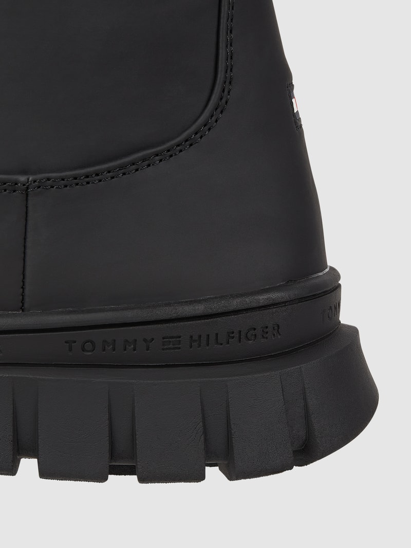 Stiefel mit Logo Modell 'Drake' in schwarz