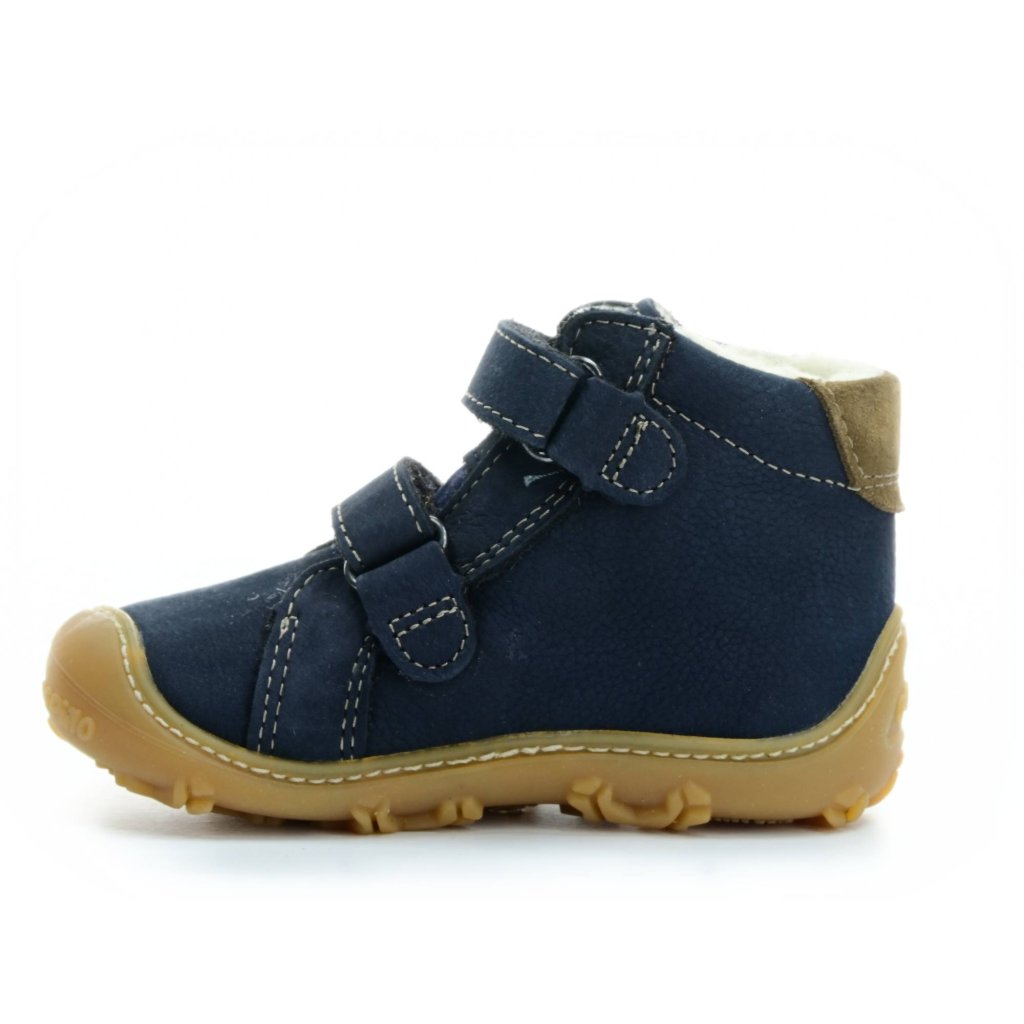 Ricosta Donny See W dunkelblaue gefütterten Barfuß-Stiefeletten