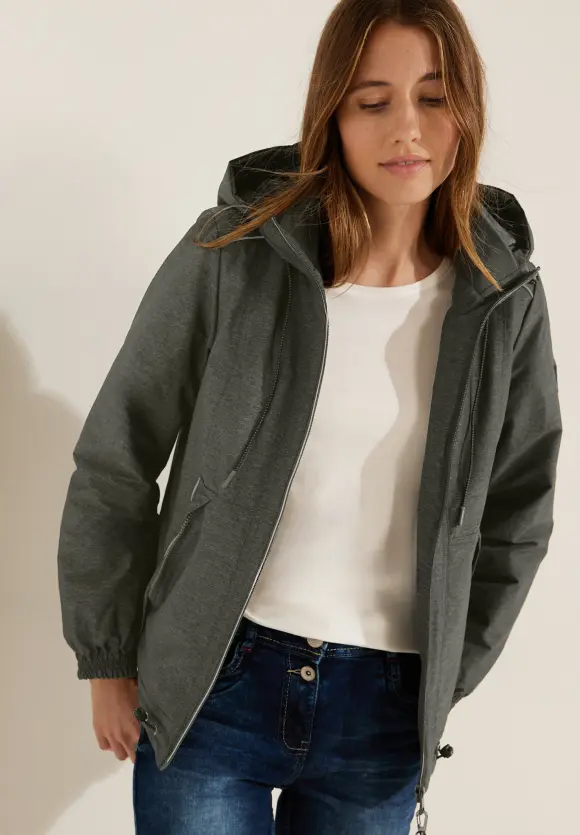 CECIL Padded Melange Windbreaker