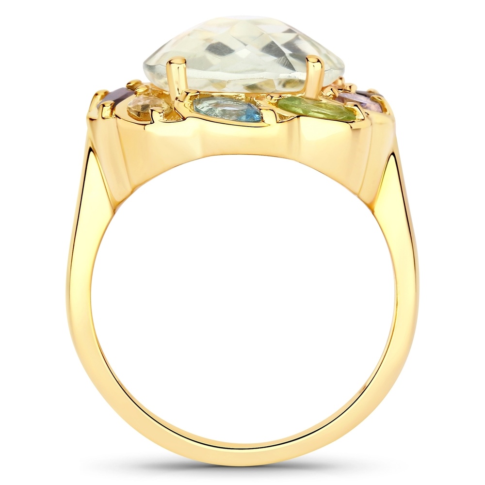 Rafaela Donata Bague Argent sterling Améthyste en Or jaune Bague