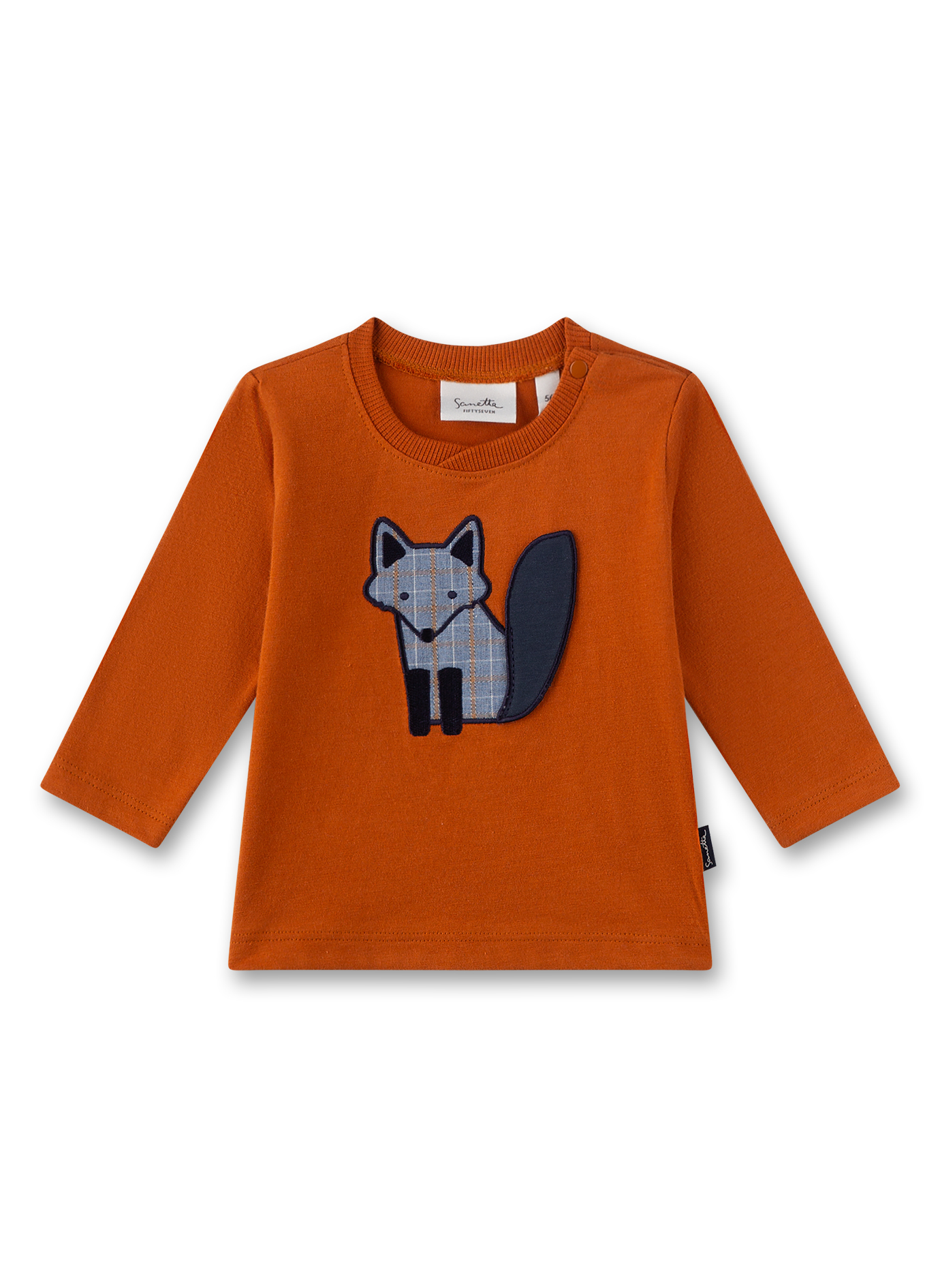 Jungen-Langarmshirt Orange