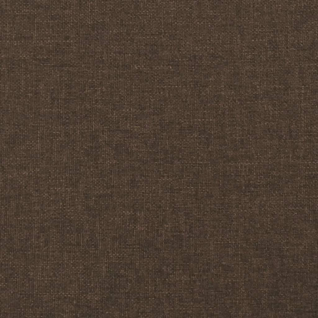 Boxspringmatratze Taschenfederkernmatratze Dunkelbraun 80x200x20 cm Stoff, vidaXL, 20 cm hoch