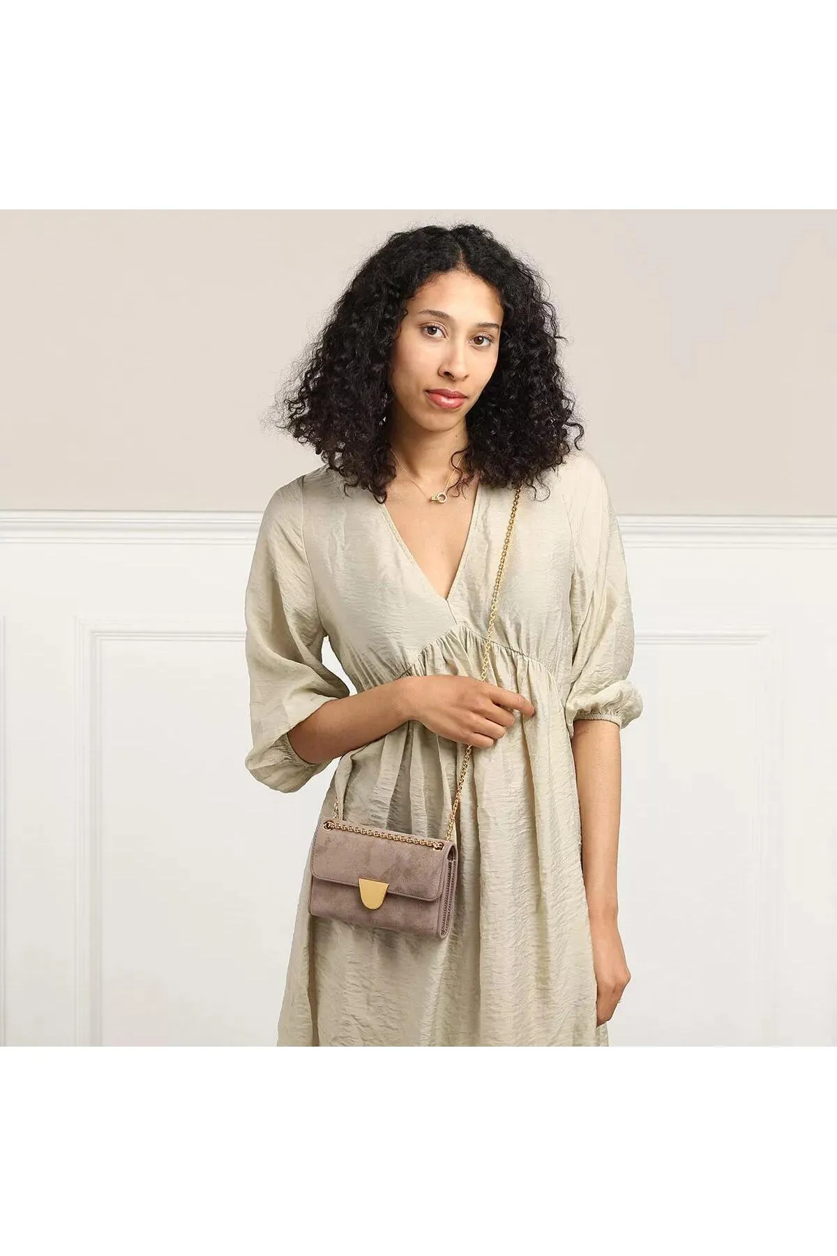 Coccinelle  Ever Suede Warm Taupe