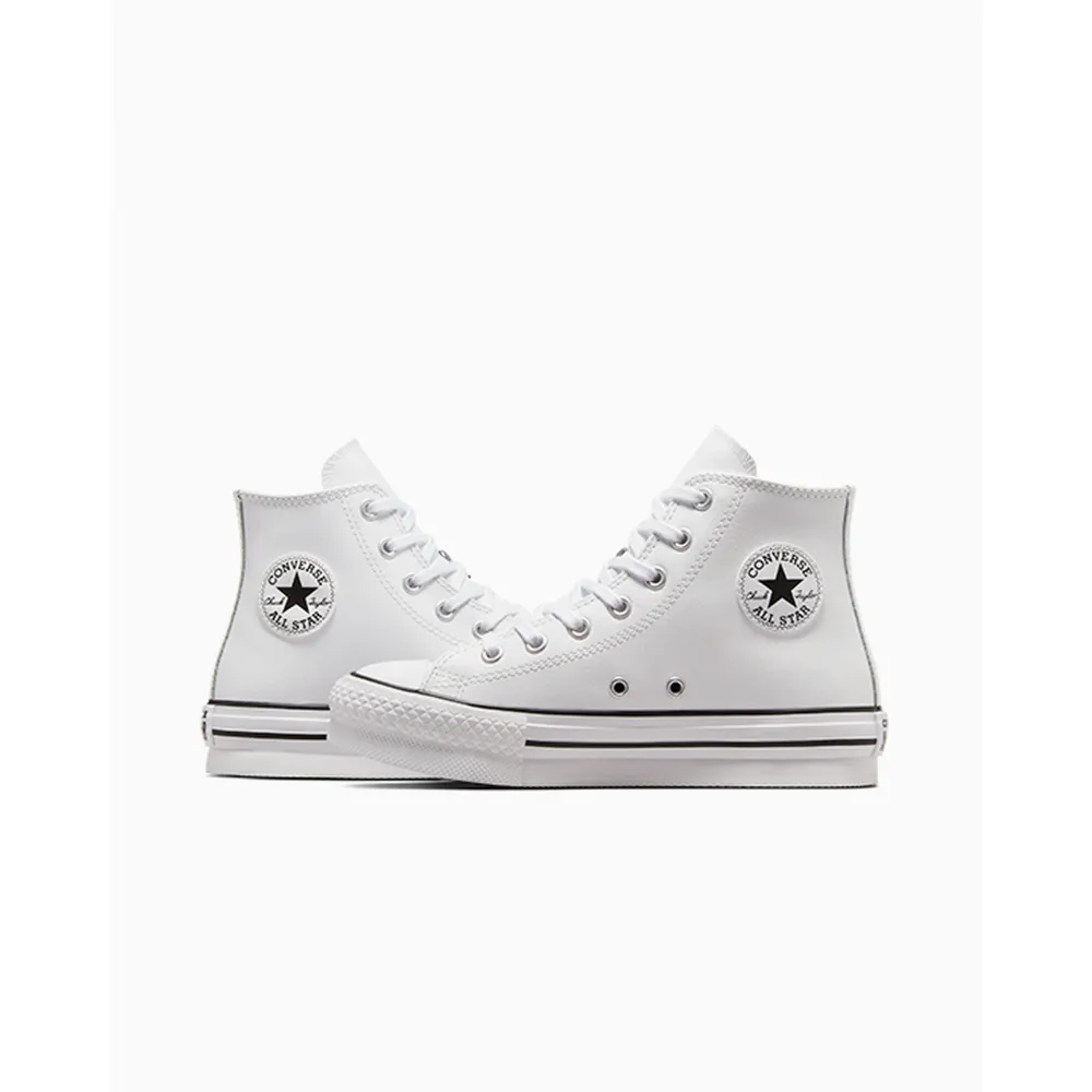 Converse Chuck Taylor All Star Lift Platform Leather A01016C / schwarz