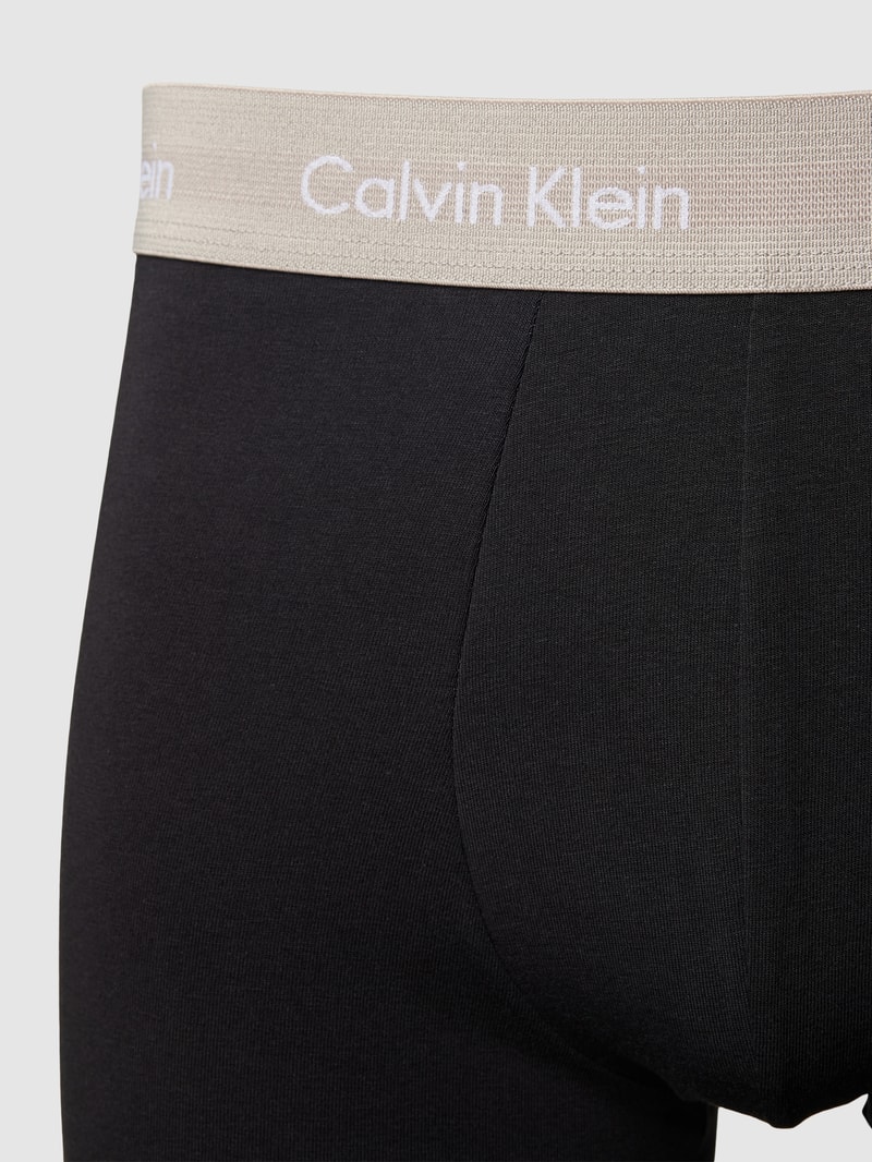 Boxershorts mit elastischem Logo-Bund im 3er-Pack in schwarz