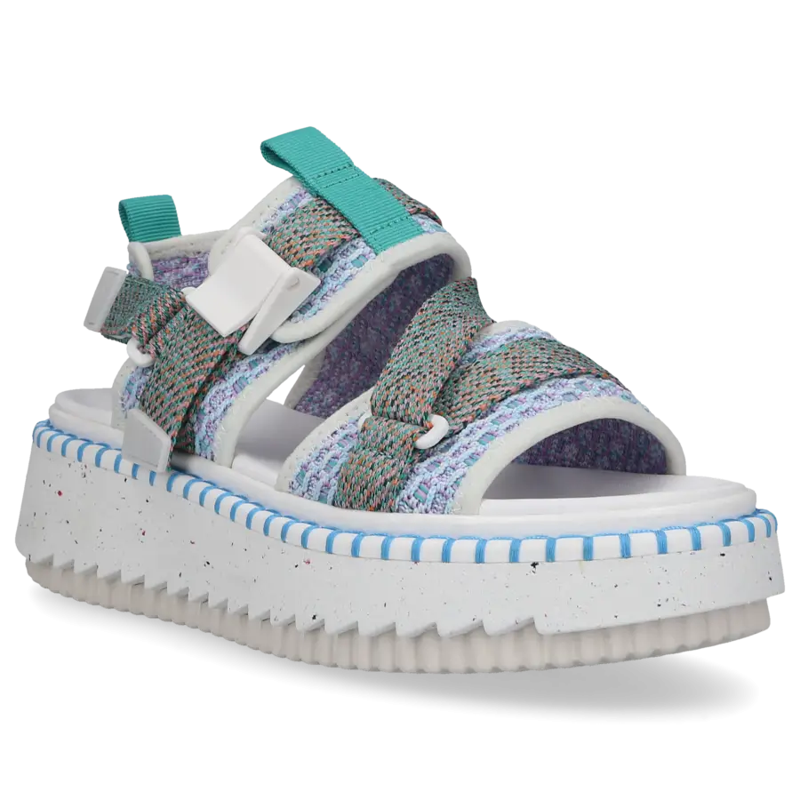 Chloé - Sandalen LILLI Kalbsleder - blau