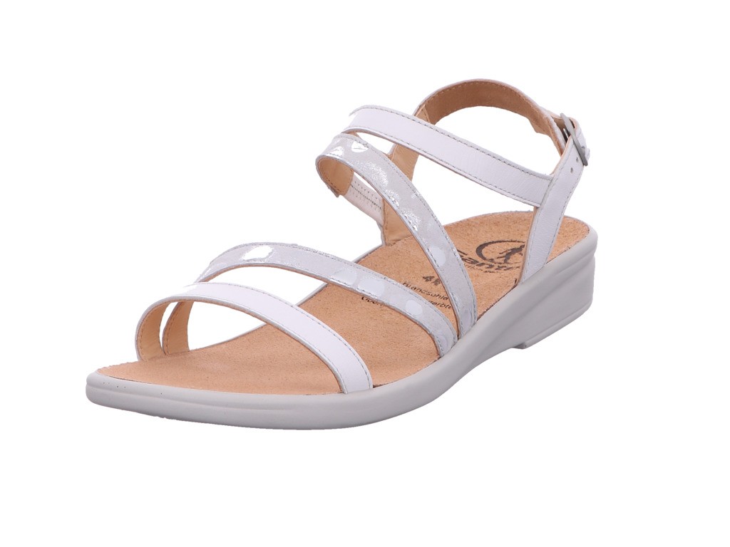 GANTER Klassische Sandalen weiss