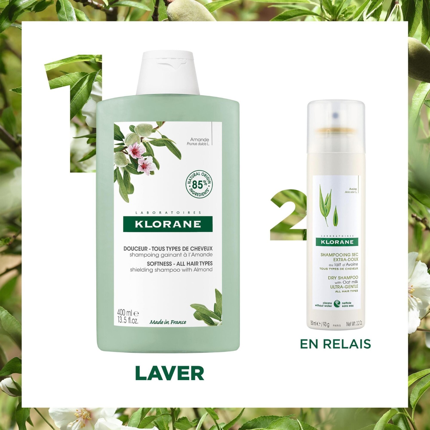 Klorane Mandelstyrkende Shampoo