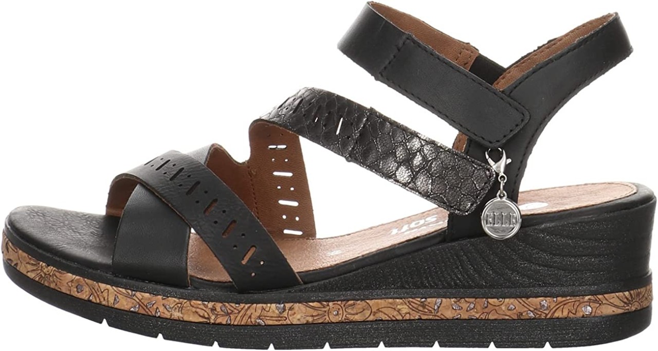 REMONTE Klassische Sandalen schwarz