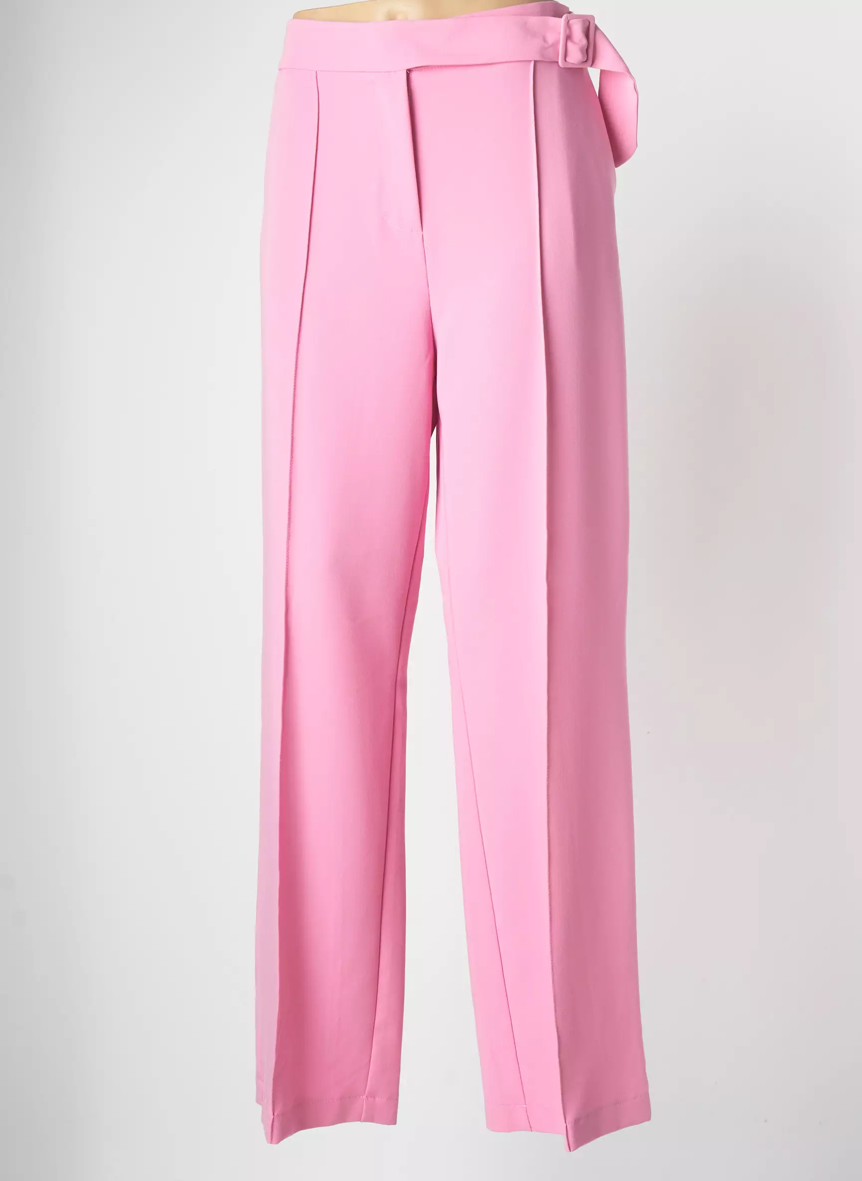 Imperial Pantalons Larges Femme couleur rose