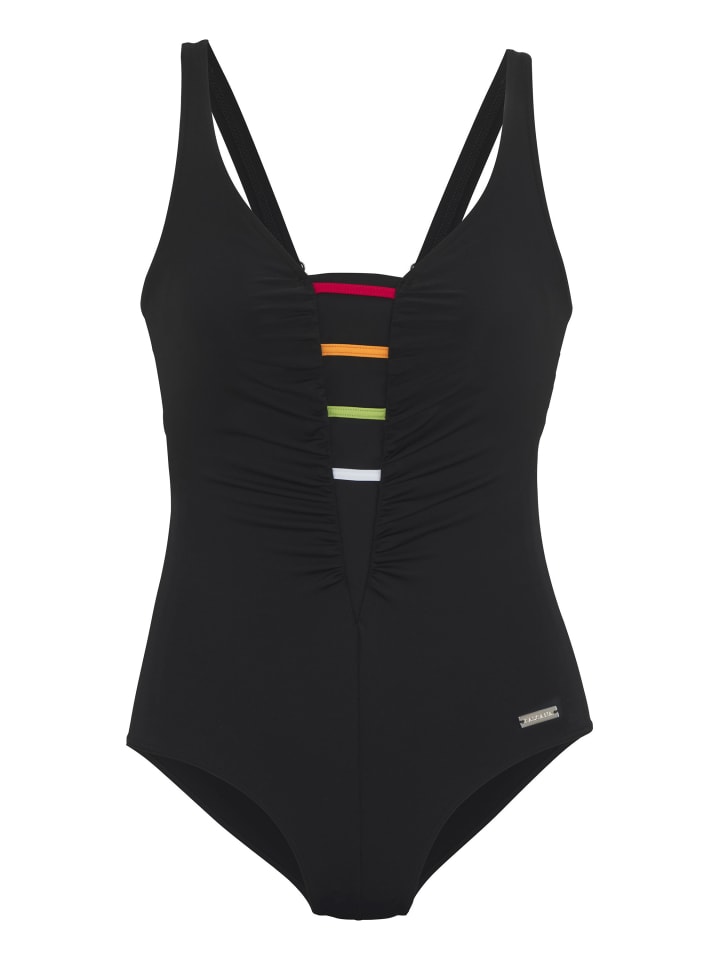 LASCANA Badeanzug in schwarz günstig kaufen