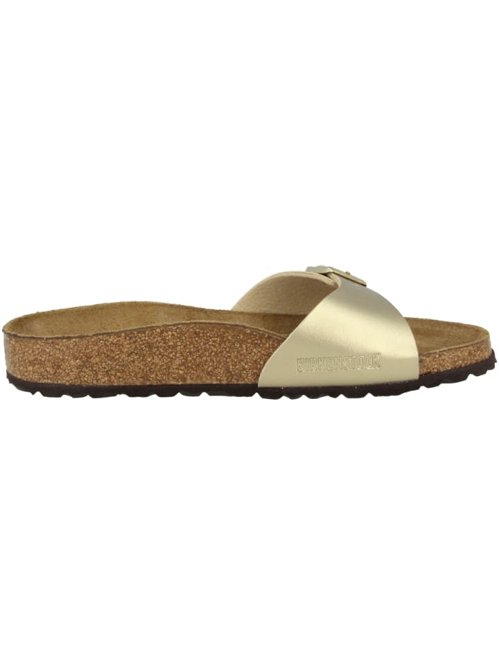 Birkenstock Sandale Madrid Birko-Flor Schmal in gold günstig kaufen