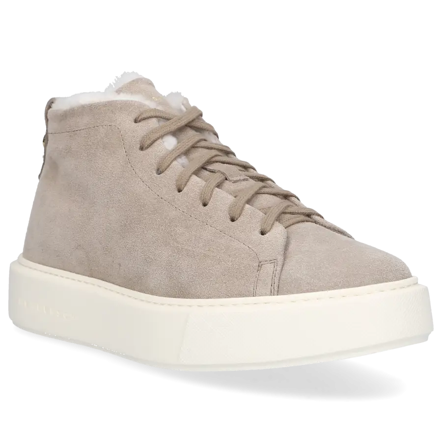 Henderson - Sneaker high OLGA Veloursleder - grau