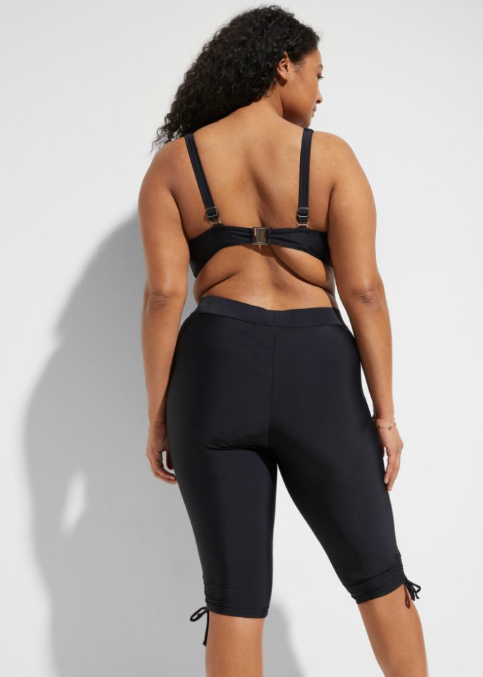 Badecaprihose aus recyceltem Polyamid