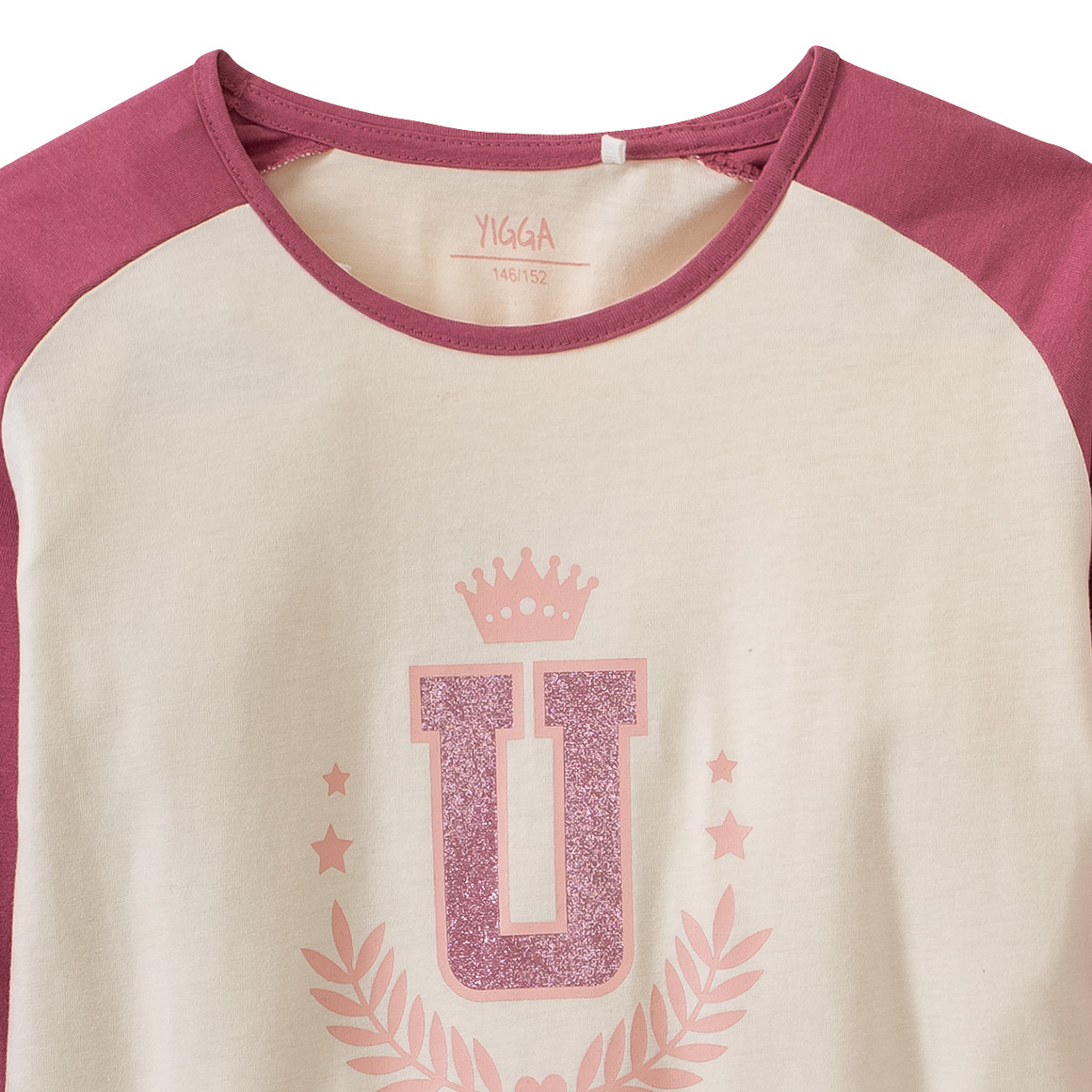 Mädchen Langarmshirt im College-Style