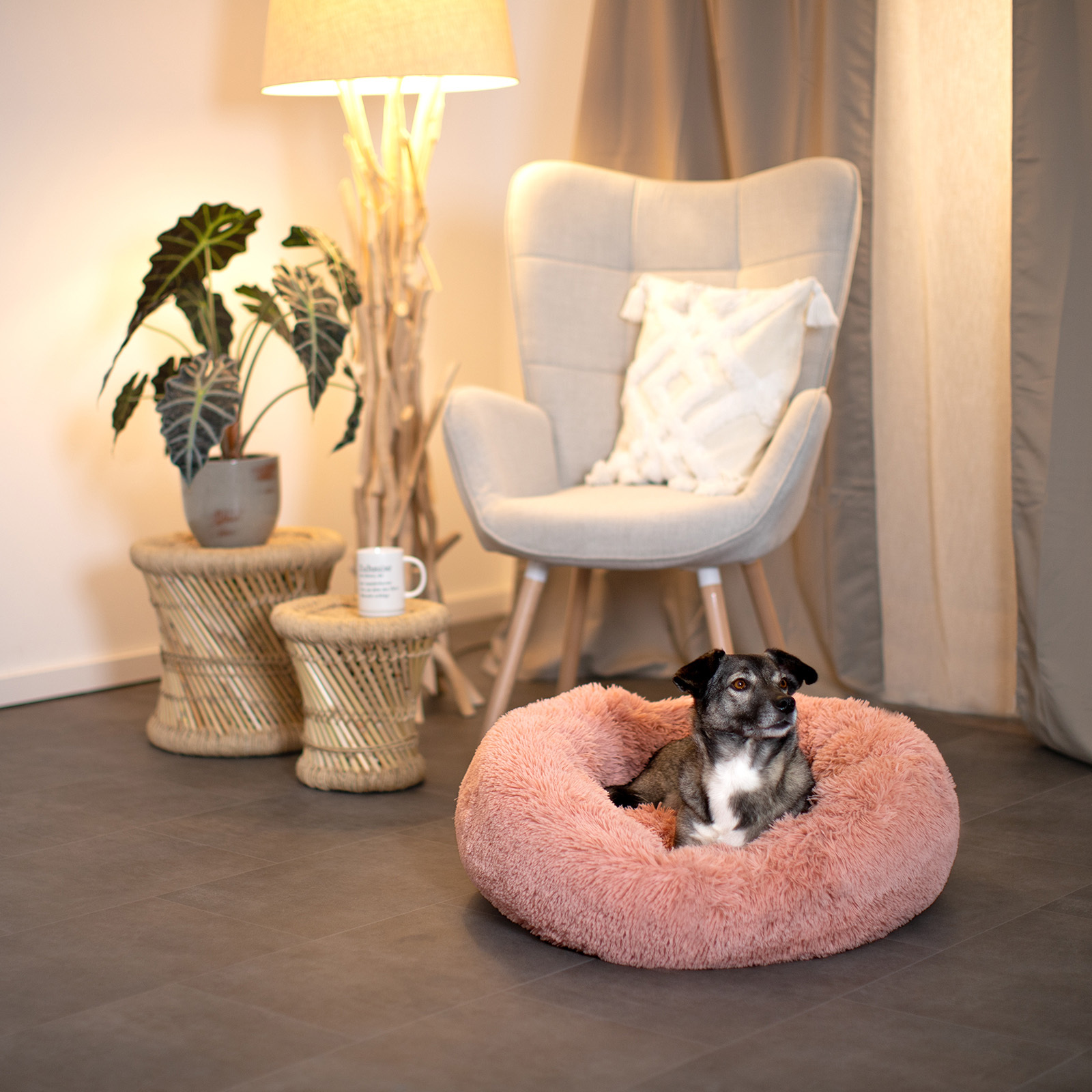 Lionto Hundebetten Lionto Donutbett rosa L