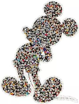 Puzzle 945 Teile - Shaped Mickey