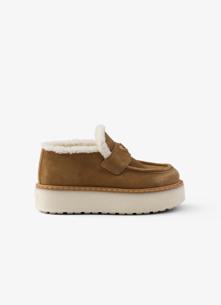Mocassins de camurça Prada