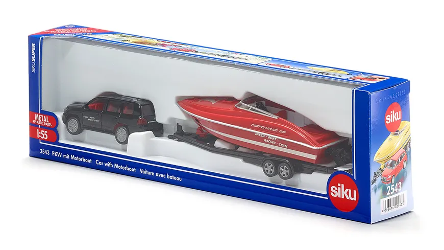 SIKU 2543 Super - PKW mit Motorboot