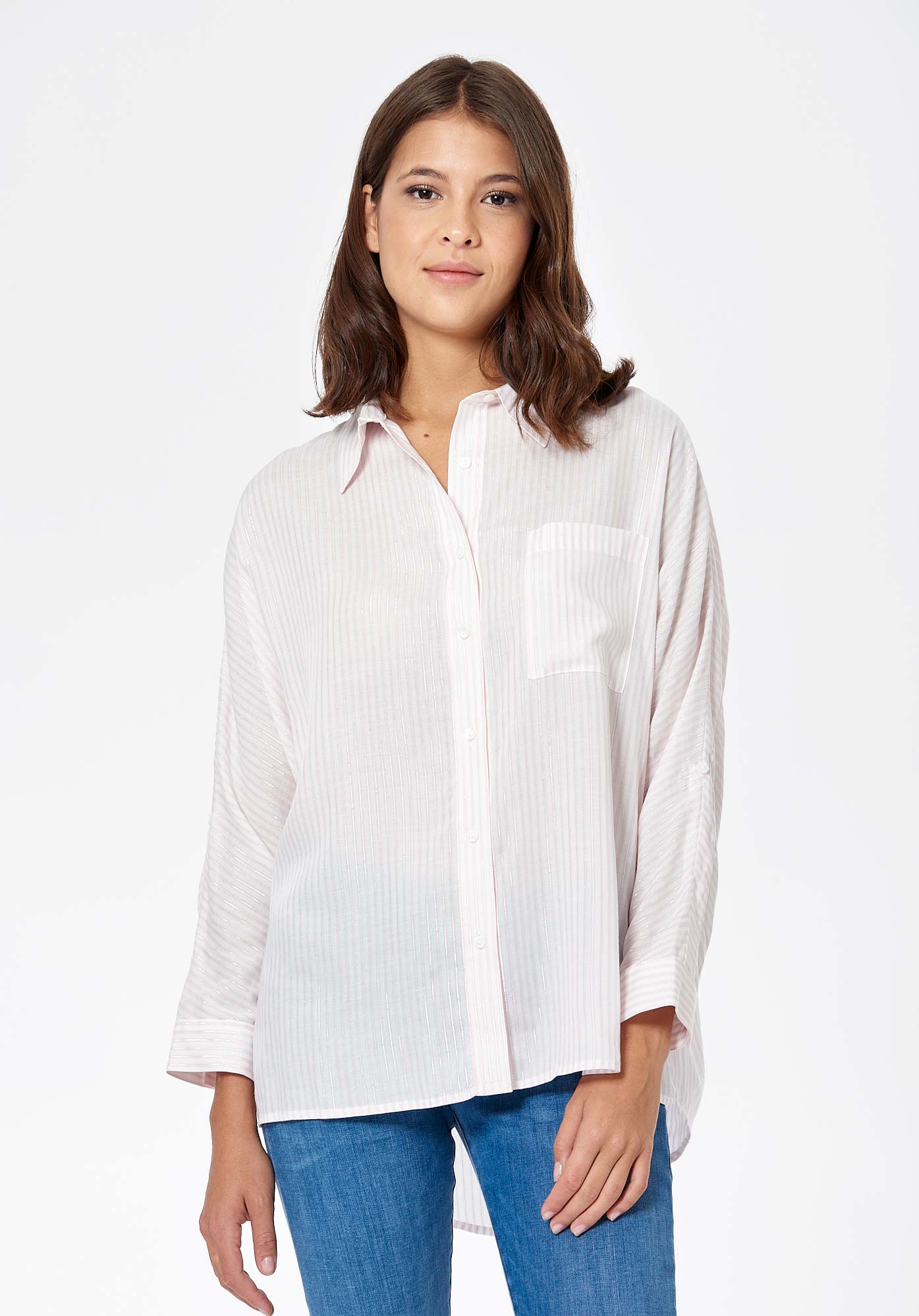 GOCHA  Chemise rose à rayures Femme