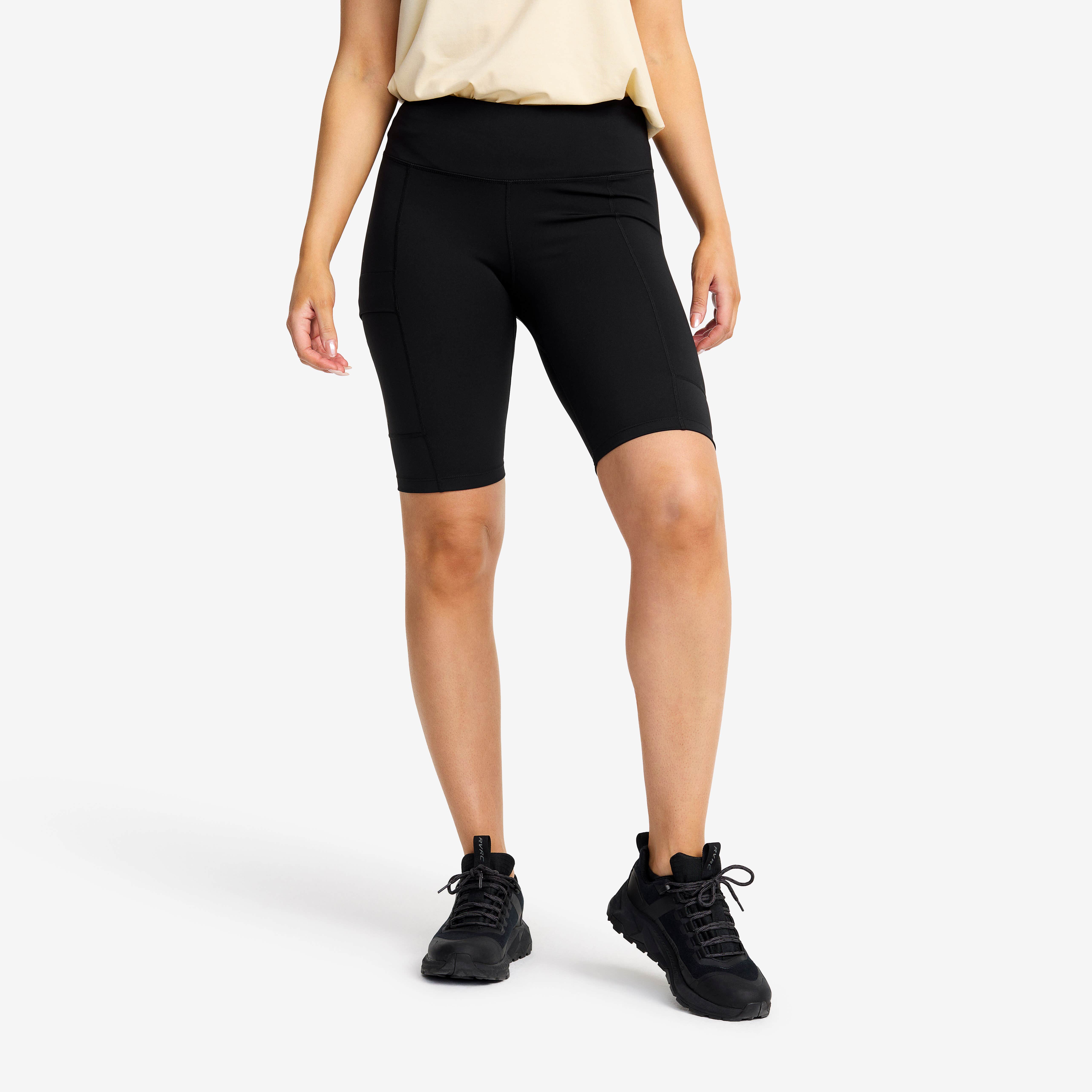 Energy Highwaist Short Tights Femme Black