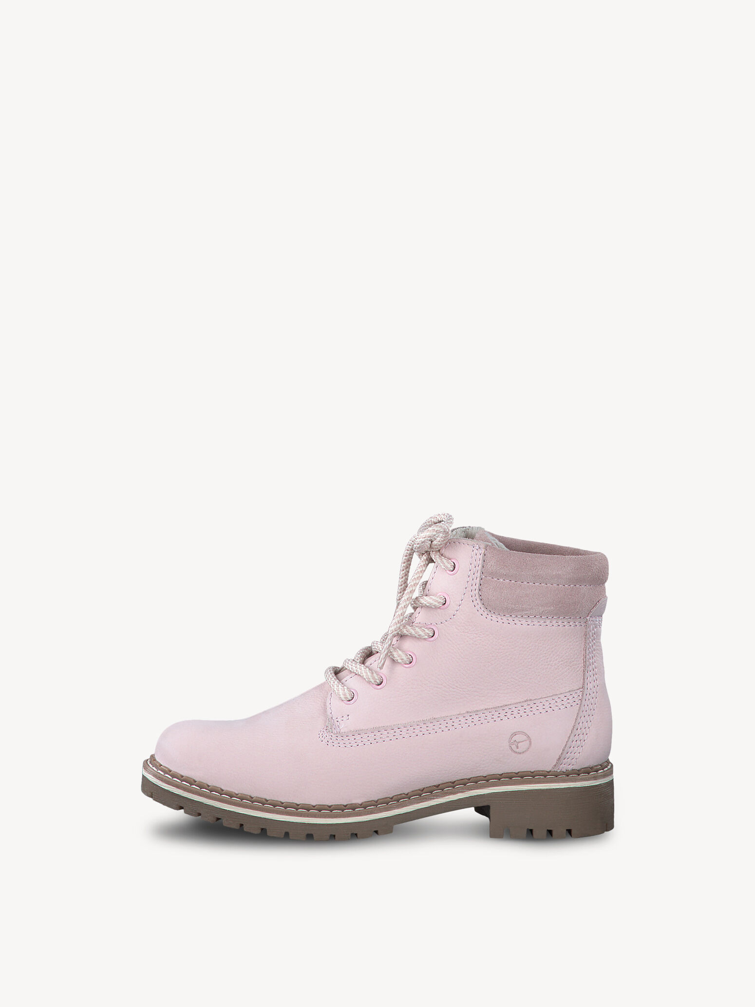 Bottine en cuir - rose
