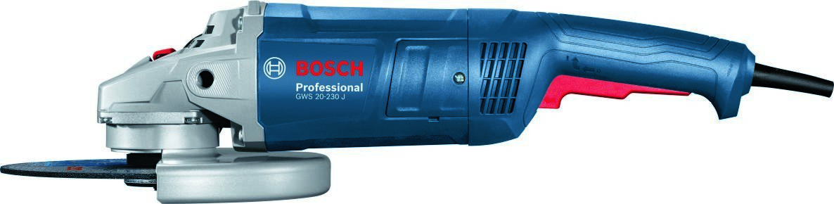 „Bosch Blue 06018C1302 GWS 20-230 J“ kampinis šlifuoklis dėžutėje su papildoma rankena