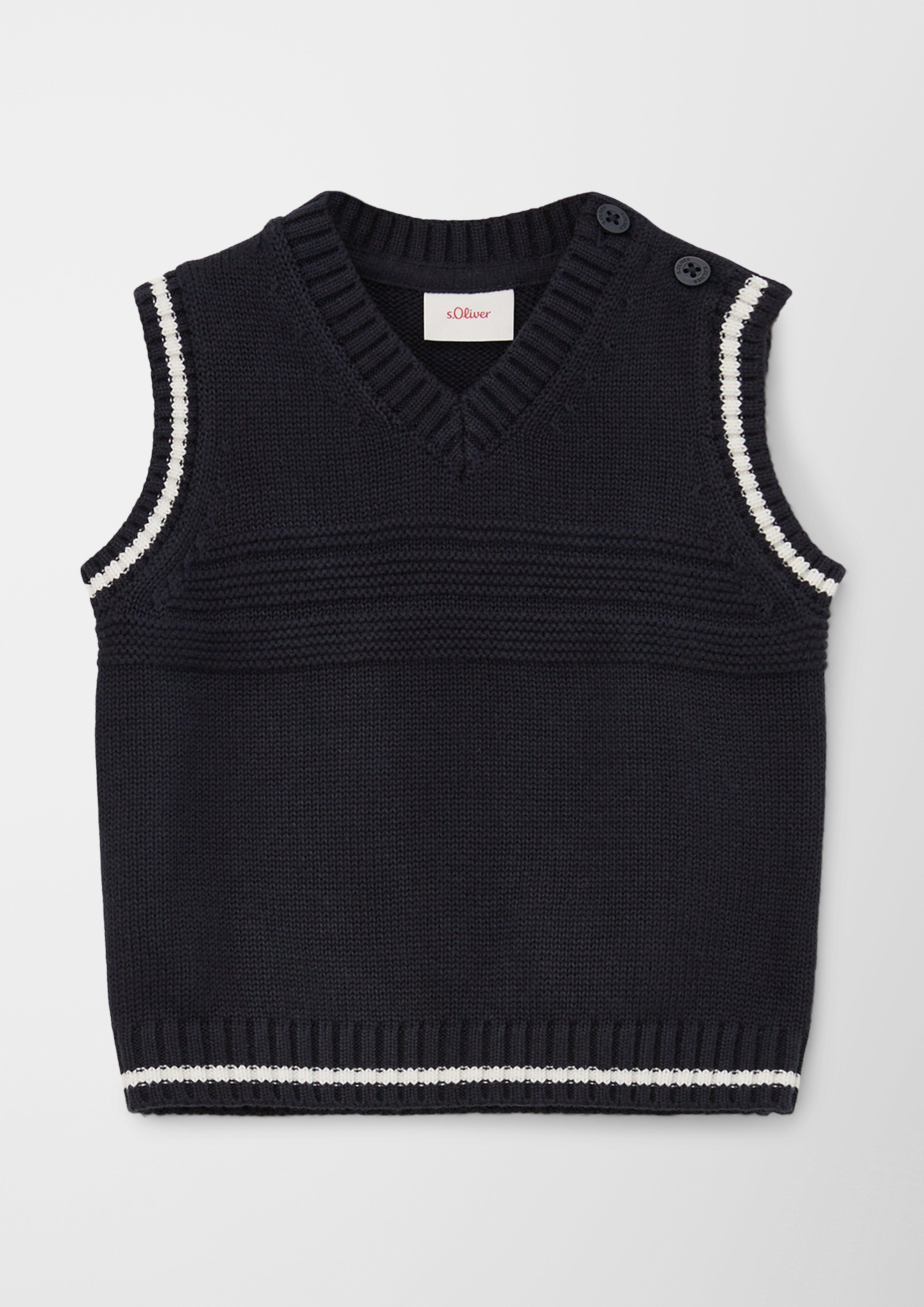 Strickpullunder mit V-Ausschnitt  2128630-5952