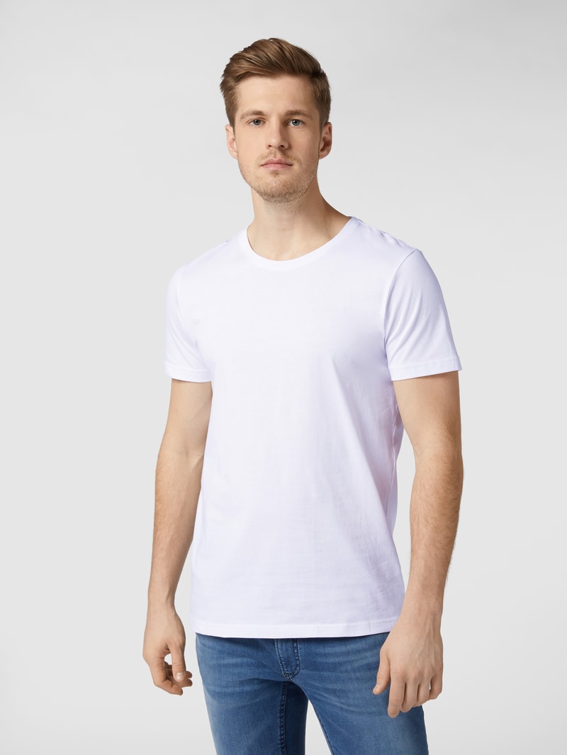 T-Shirt aus Bio-Baumwolle im 2er-Pack in weiß