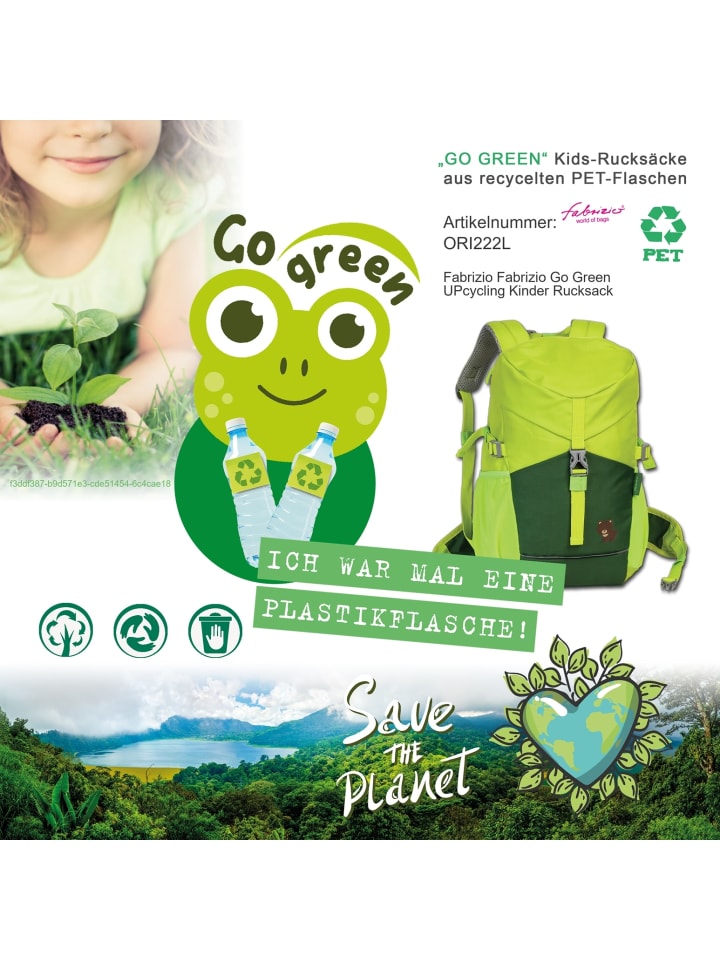 Fabrizio Kinderrucksack, Freizeitrucksack Polyester, recycelt ca. 37cm hoch günstig kaufen onesize