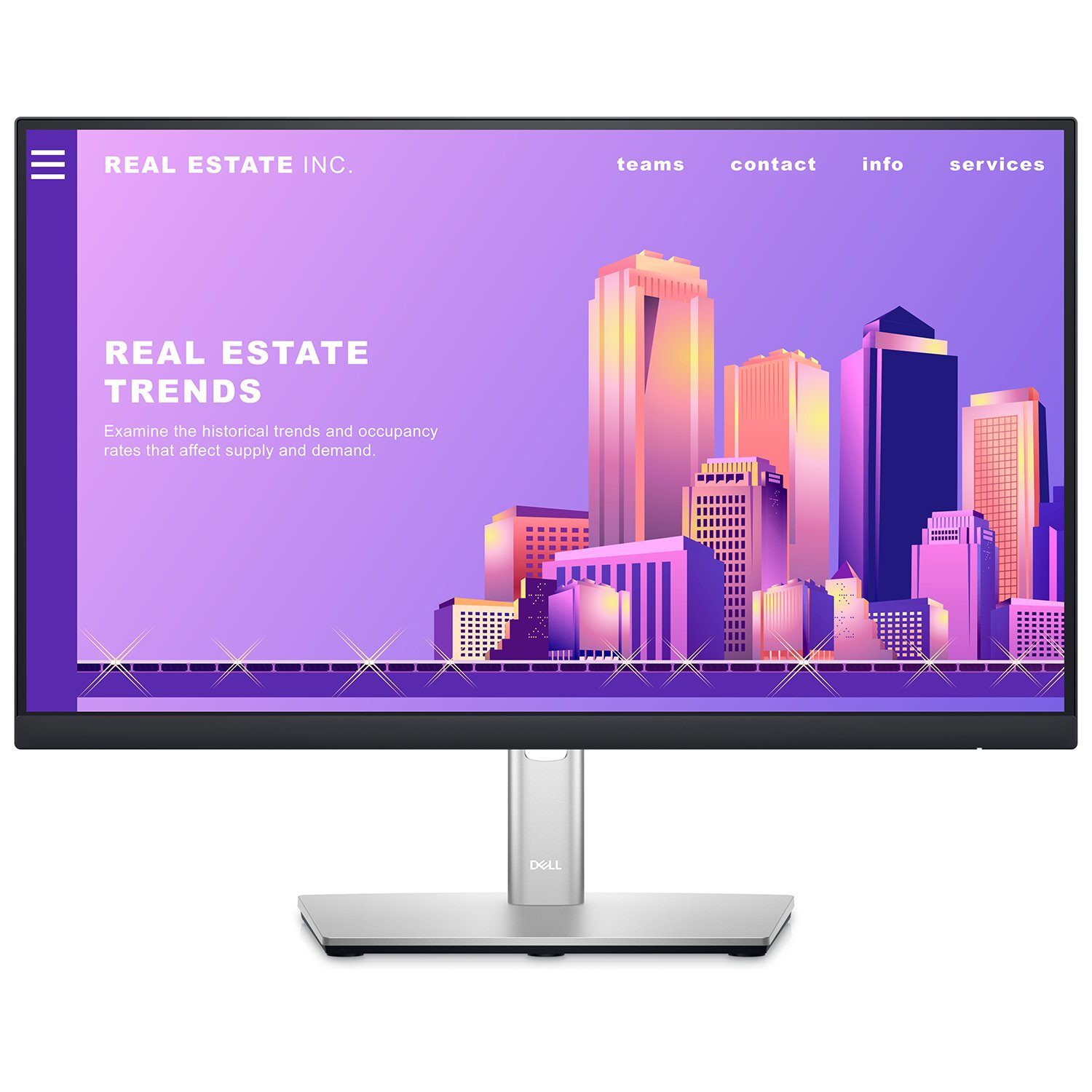 Dell P2722H LED-Monitor (68.6 cm/27 