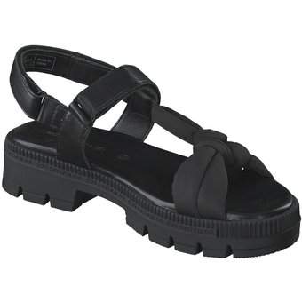Tom Tailor Sandale in schwarz