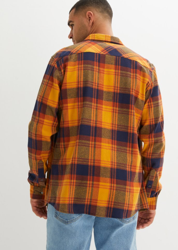 Flanell-Langarmhemd
