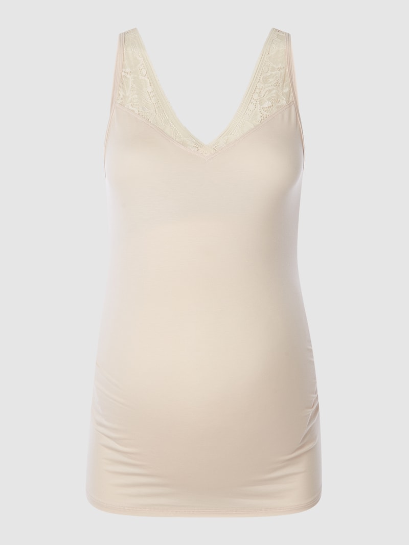 Umstands-Tanktop mit Stretch-Anteil in hellrosa