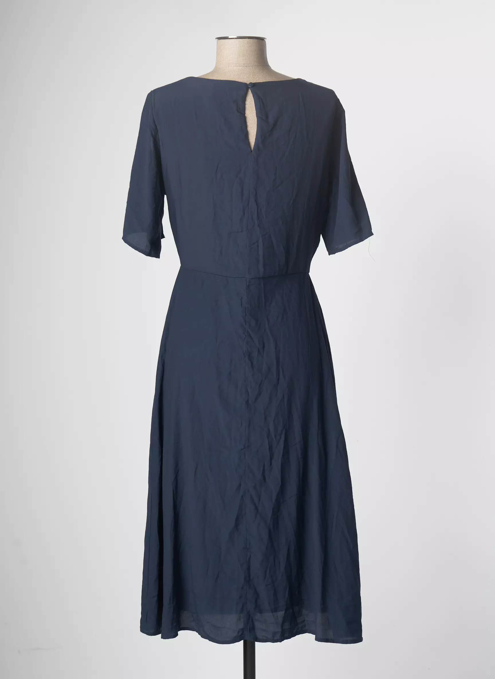 Vila Robes Mi Longues Femme couleur bleu