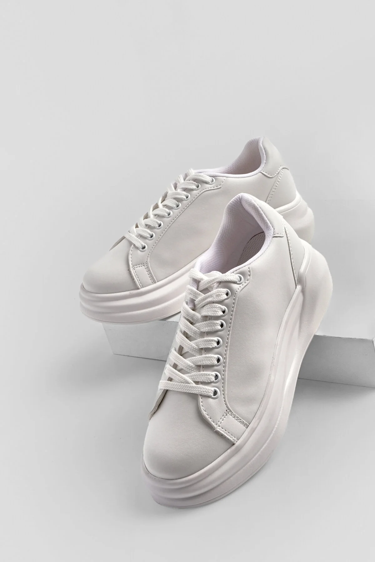 Marjin  Sneaker - Weiß - Flacher Absatz