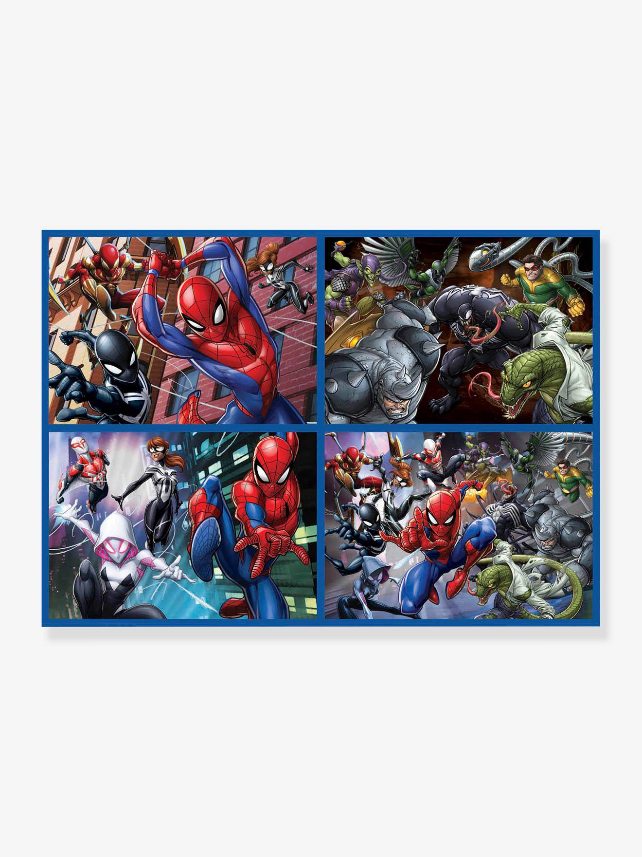 Educa 4er-Set Puzzles MARVEL SPIDERMAN EDUCA - mehrfarbig