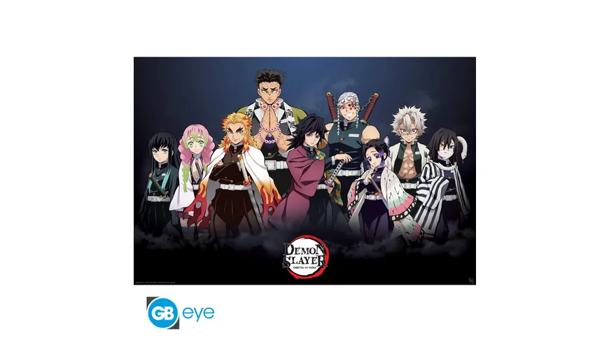 DEMON SLAYER - Poster Maxi 91.5x61 - Pillars