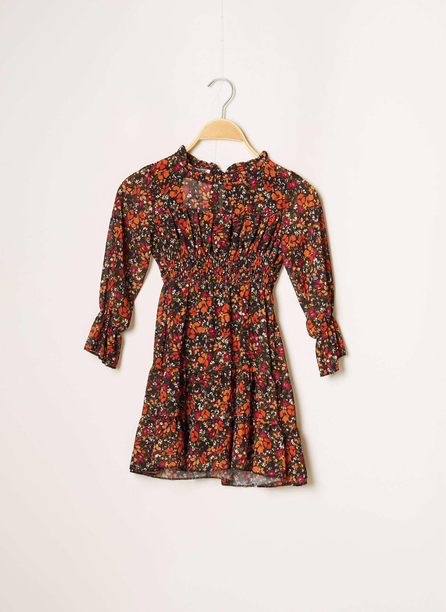 Mini Mignon Robes Mi Longues Fille couleur noir
