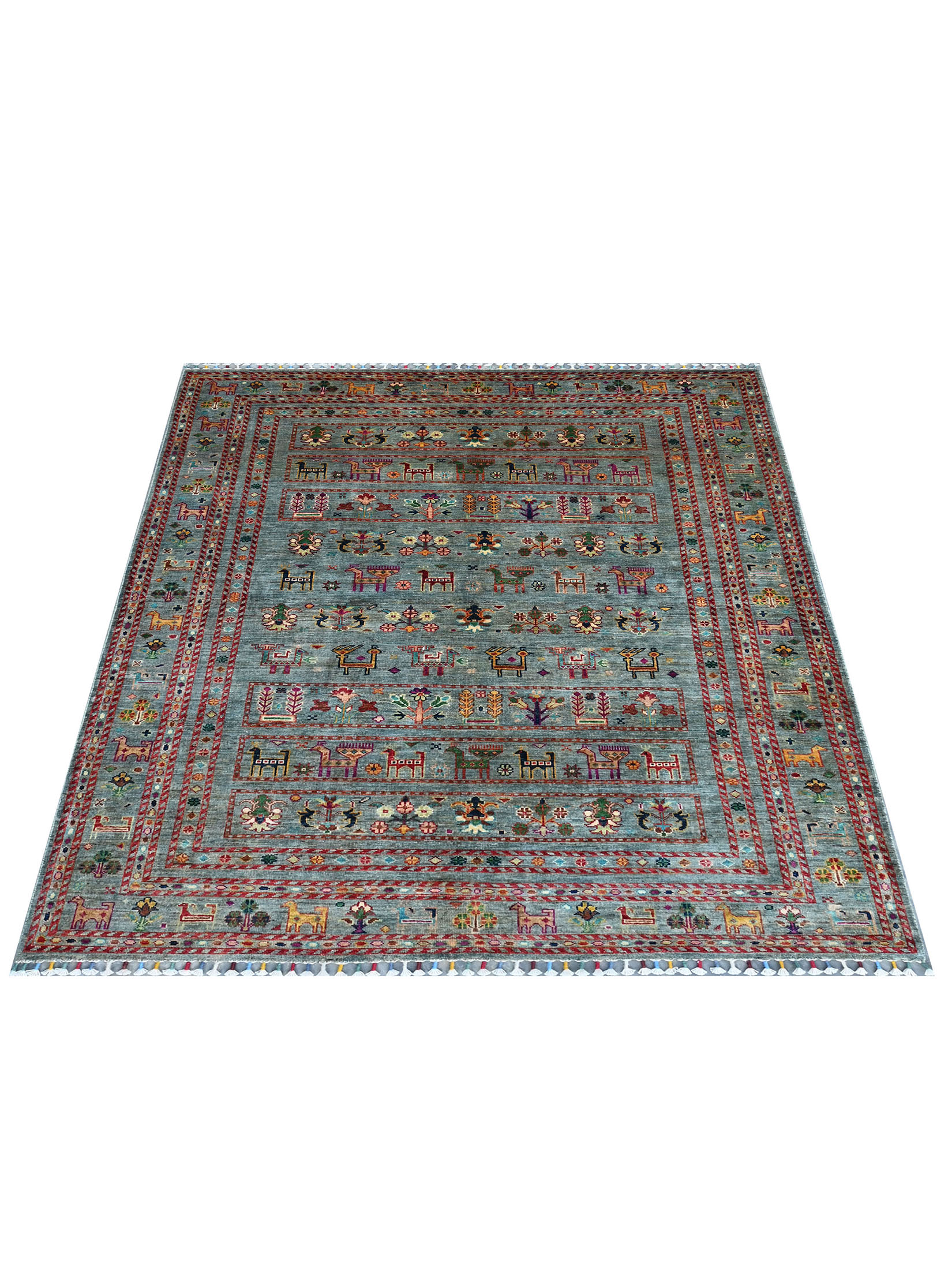 Chobi Schal ca. 157 x 202 cm, Unikat / Einzelstück