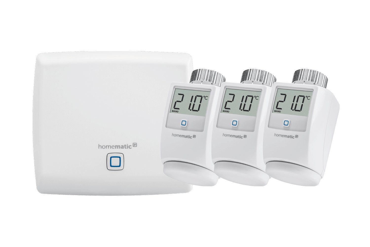 Homematic IP Heizkörperthermostat SET: Access Point + 3St. heizkörperthermostat