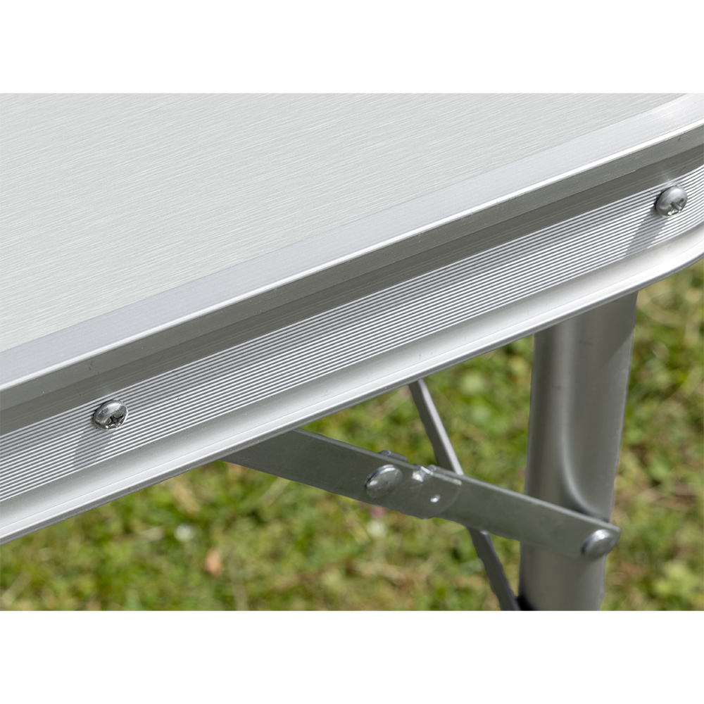 Better Home Camping Klappbarer Tisch Set 3tlg., Aluminium weiß