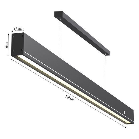 LED-Pendelleuchte mit Gestensteuerung
