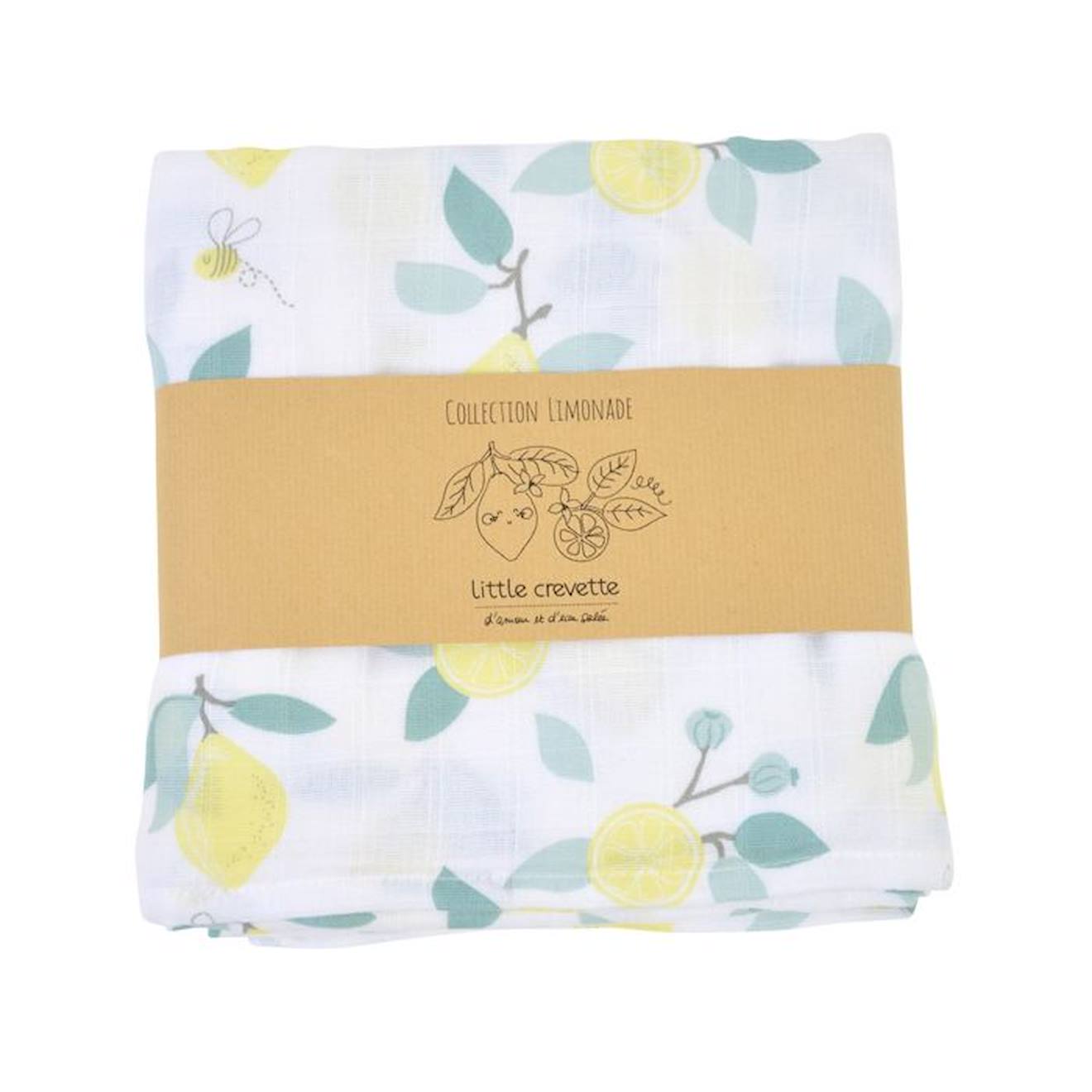 Maxi-lange en coton bio* Limonade jaune