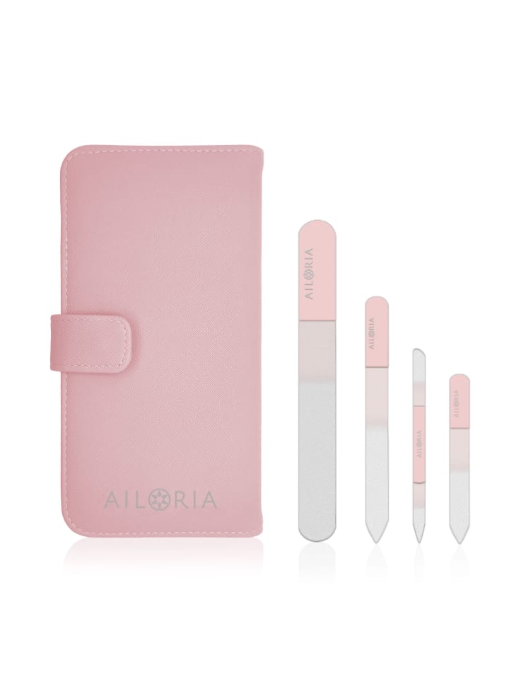 Ailoria CONTOUR PRIME Glas-Nagelfeilenset in rosa günstig kaufen onesize