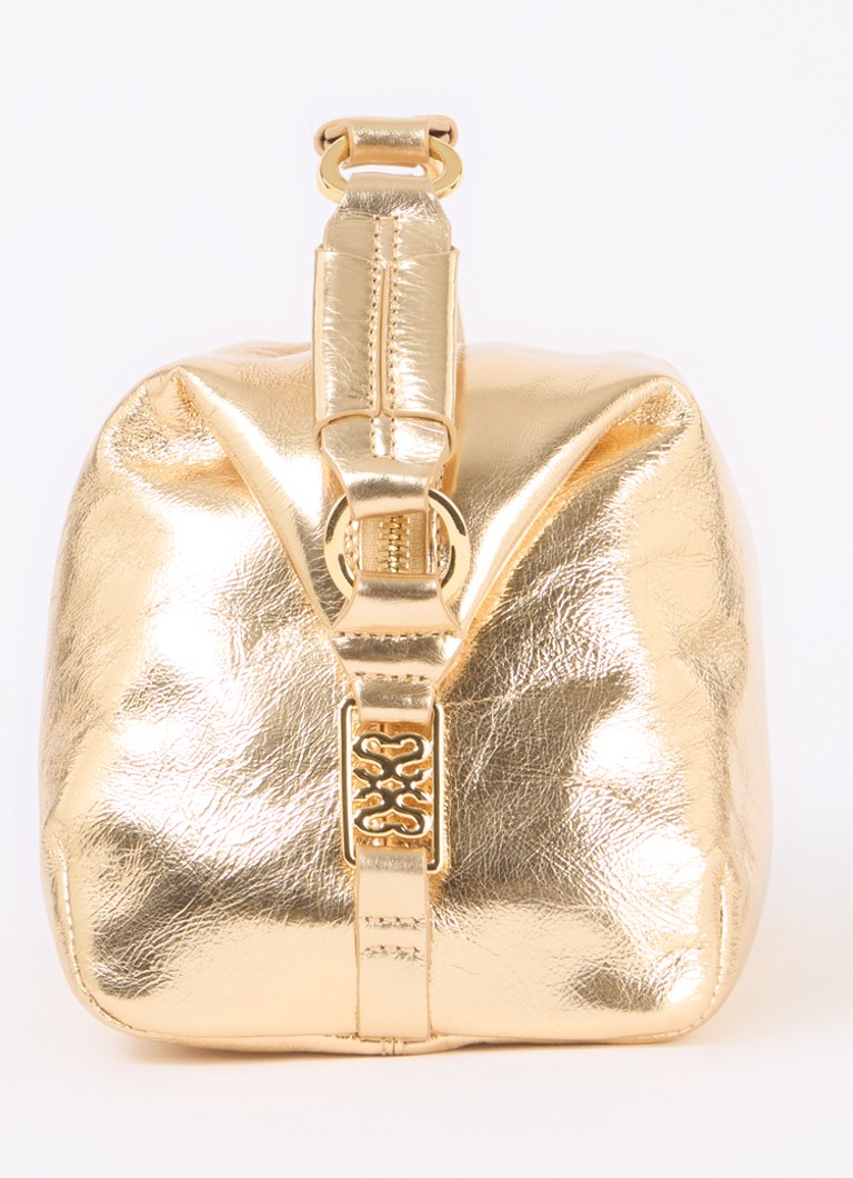 Sac à main Sandro en cuir avec finition métallique